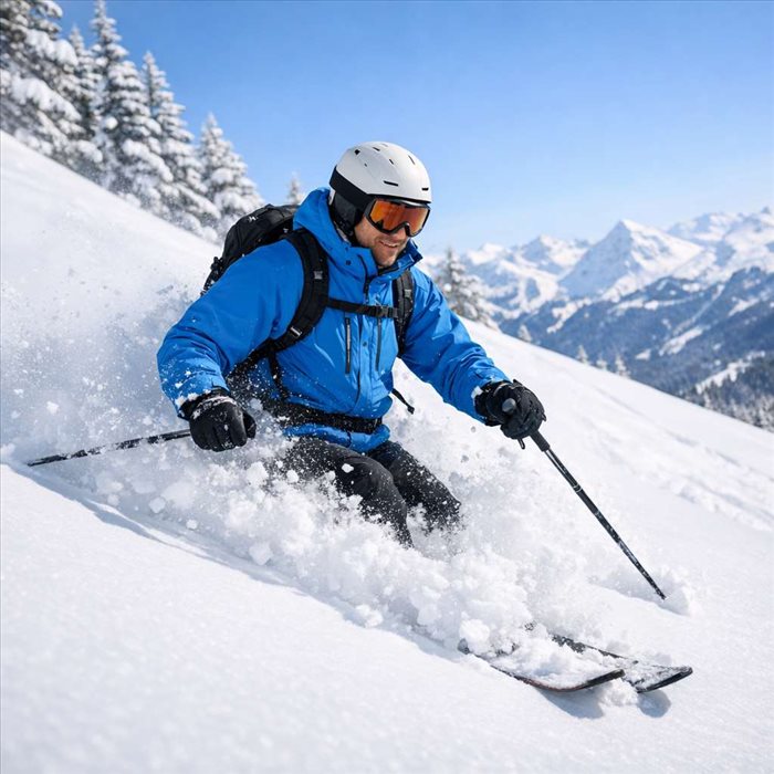 Skier dans la poudreuse sans s’enfoncer : techniques clés