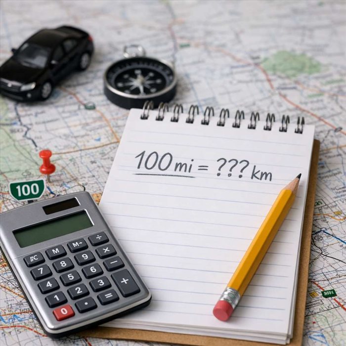 100 miles en kilomètres : conversion exacte et simple