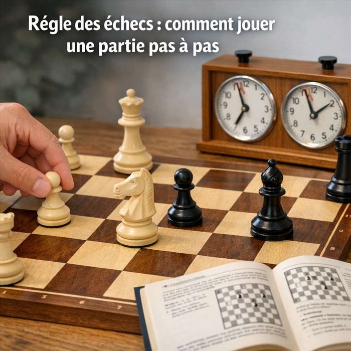 Règle des échecs : jouer aux échecs pas à pas facilement