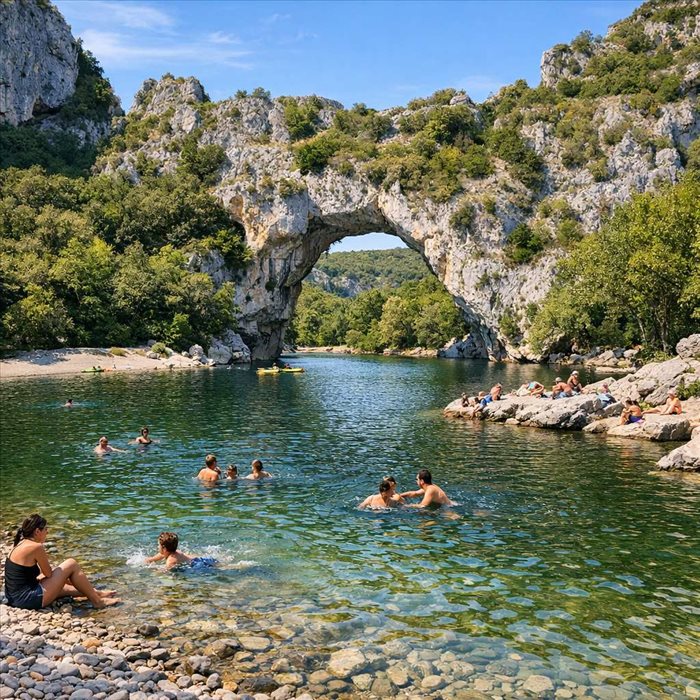 Se baigner dans l’Ardèche : lieux, accès et conseils