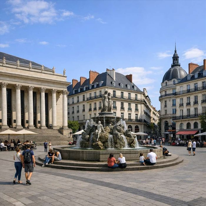 Place Graslin à Nantes : panorama urbain et secrets