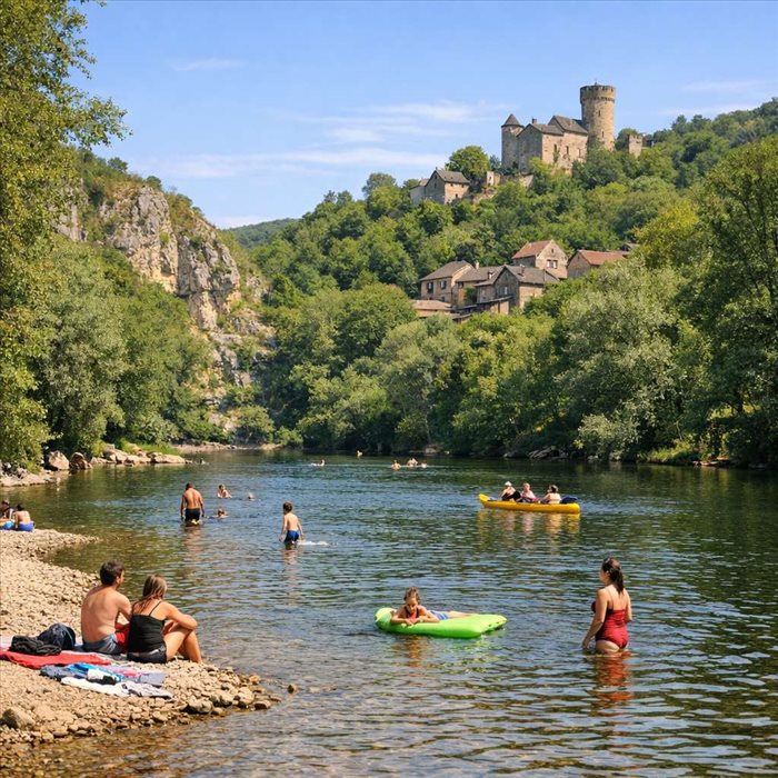 Se baigner dans l’Aveyron : meilleurs spots et conseils baignade