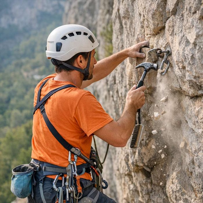 Pourquoi purger une voie d’escalade en falaise ? Guide sécurité