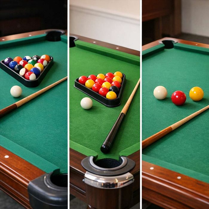 Billard américain, anglais et français : quelles différences ?