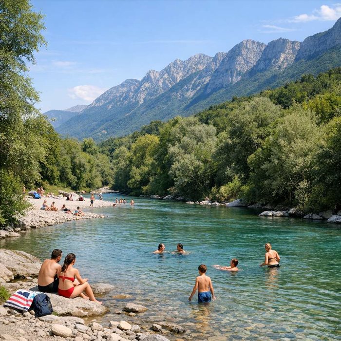 Se baigner dans l’Isère : lieux sûrs et précautions