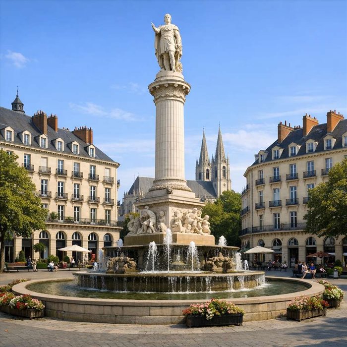 Place Maréchal-Foch à Nantes : élégance classique ?