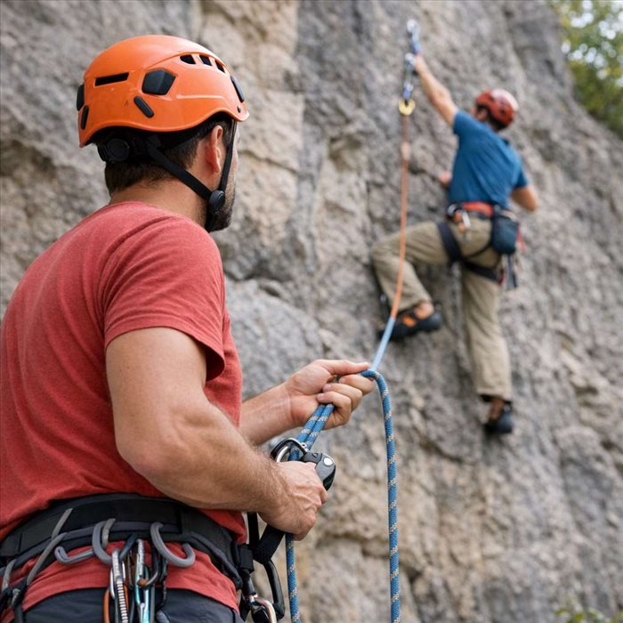 Comment assurer un grimpeur en tête : guide complet et sûr