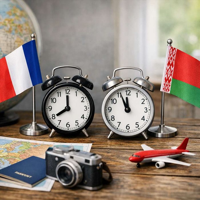 Décalage horaire France-Biélorussie : l’heure exacte à Minsk