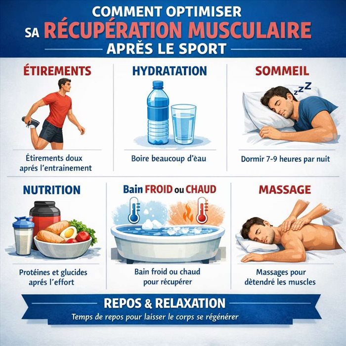 Récupération musculaire après le sport : conseils efficaces