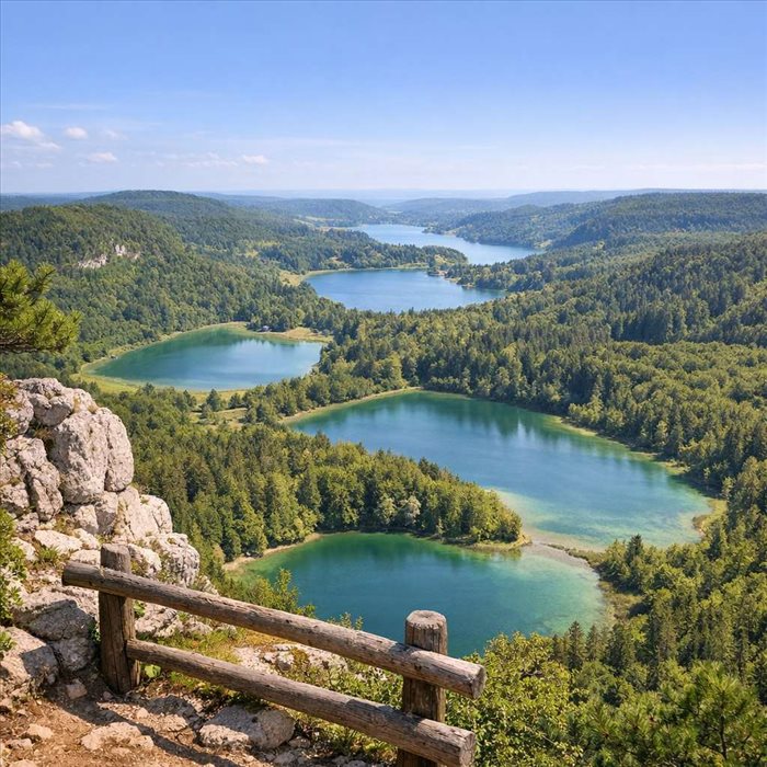 Belvédère des Quatre Lacs : panorama incontournable du Jura