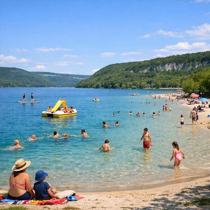 Lac de Chalain : activités et baignade, guide complet pour profiter du site