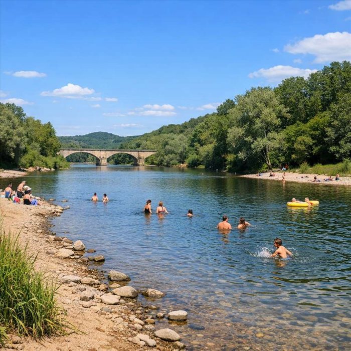 Baignade dans l’Allier : secteurs accessibles et conseils