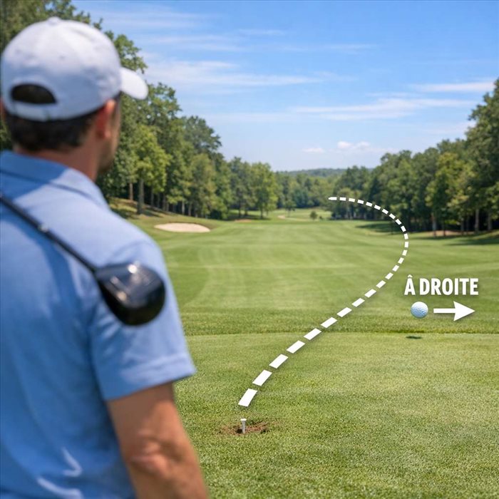 Pourquoi mes balles partent à droite au golf ? Causes et solutions