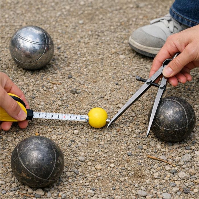 Comment mesurer un point à la pétanque ? Guide simple et clair