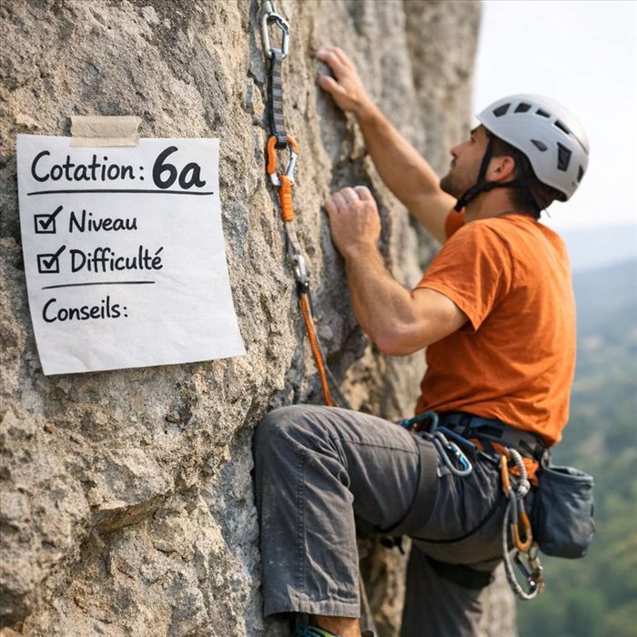 Cotation 6a en escalade : comprendre ce niveau et progresser