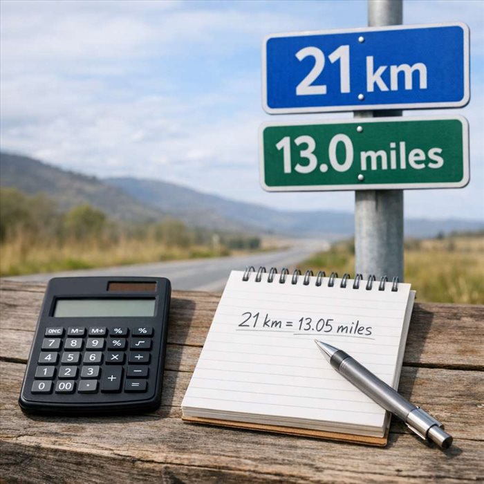 21 km en miles : conversion simple, rapide et facile