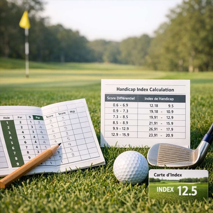 Que signifie l’index dans le golf ? Guide simple et clair