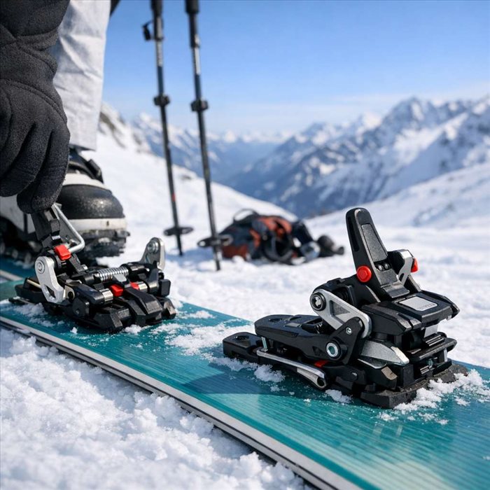 Comment fonctionne une fixation de ski de randonnée ?
