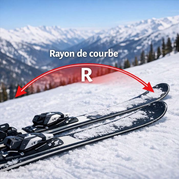 Rayon de courbe d’un ski : comprendre et bien choisir